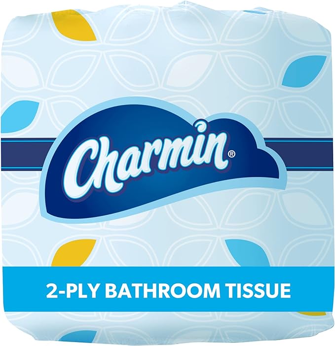 P&G PROFESSIONAL Charmin Toilet Paper Bulk for Businesses, Individually Wrapped for Commercial Use, 2-ply Standard Roll with 450 Sheets/Roll (Case of 75)