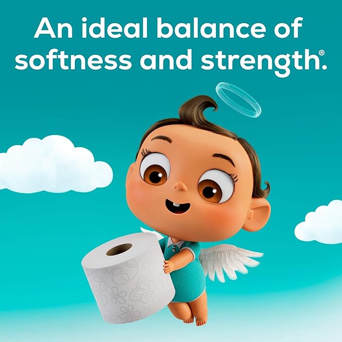 Angel Soft Toilet Paper, 48 Mega Rolls = 192 Regular Rolls, Soft and Strong Toilet Tissue