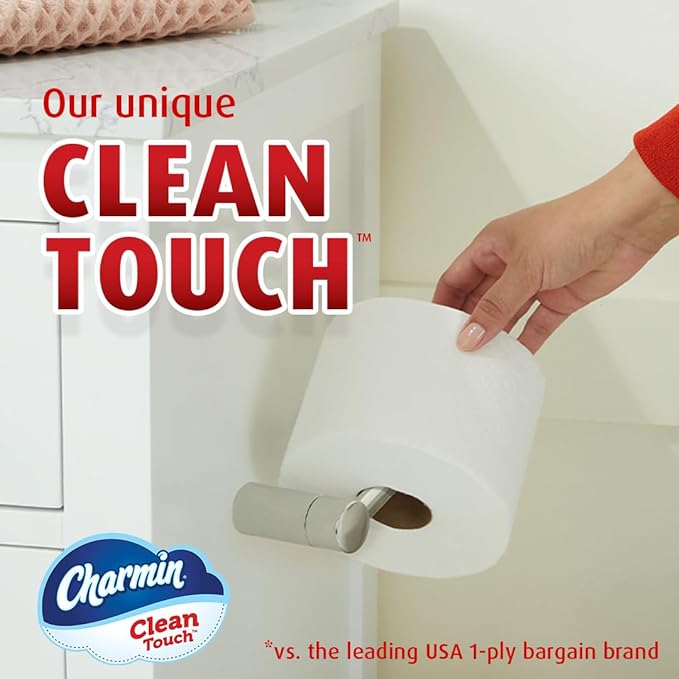 Charmin Ultra Strong Clean Touch Toilet Paper, 18 Family Mega Rolls = 90 Regular Rolls