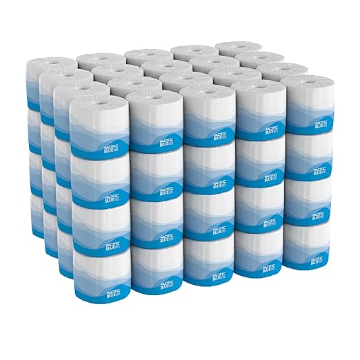 Georgia-Pacific Blue Select 2-Ply Embossed Toilet Paper (previously branded Preference), 18280/01, 550 Sheet Per Roll, 80 Rolls Per Case