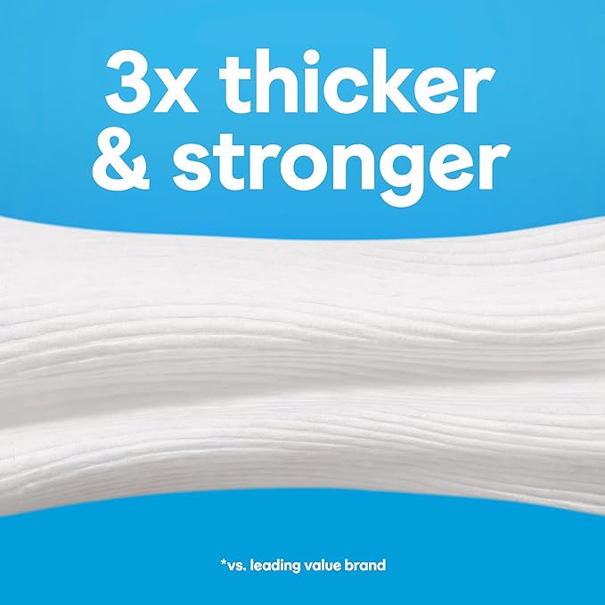 Cottonelle Ultra Clean Toilet Paper with Active CleaningRipples Texture, 24 Family Mega Rolls (24 Family Mega Rolls = 132 Regular Rolls) (4 Packs of 6), 353 Sheets Per Roll, Packaging May Vary