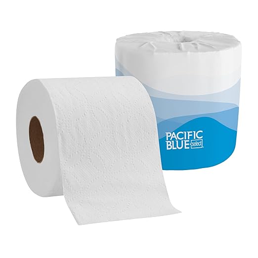 Georgia-Pacific Blue Select 2-Ply Embossed Toilet Paper (previously branded Preference), 18280/01, 550 Sheet Per Roll, 80 Rolls Per Case