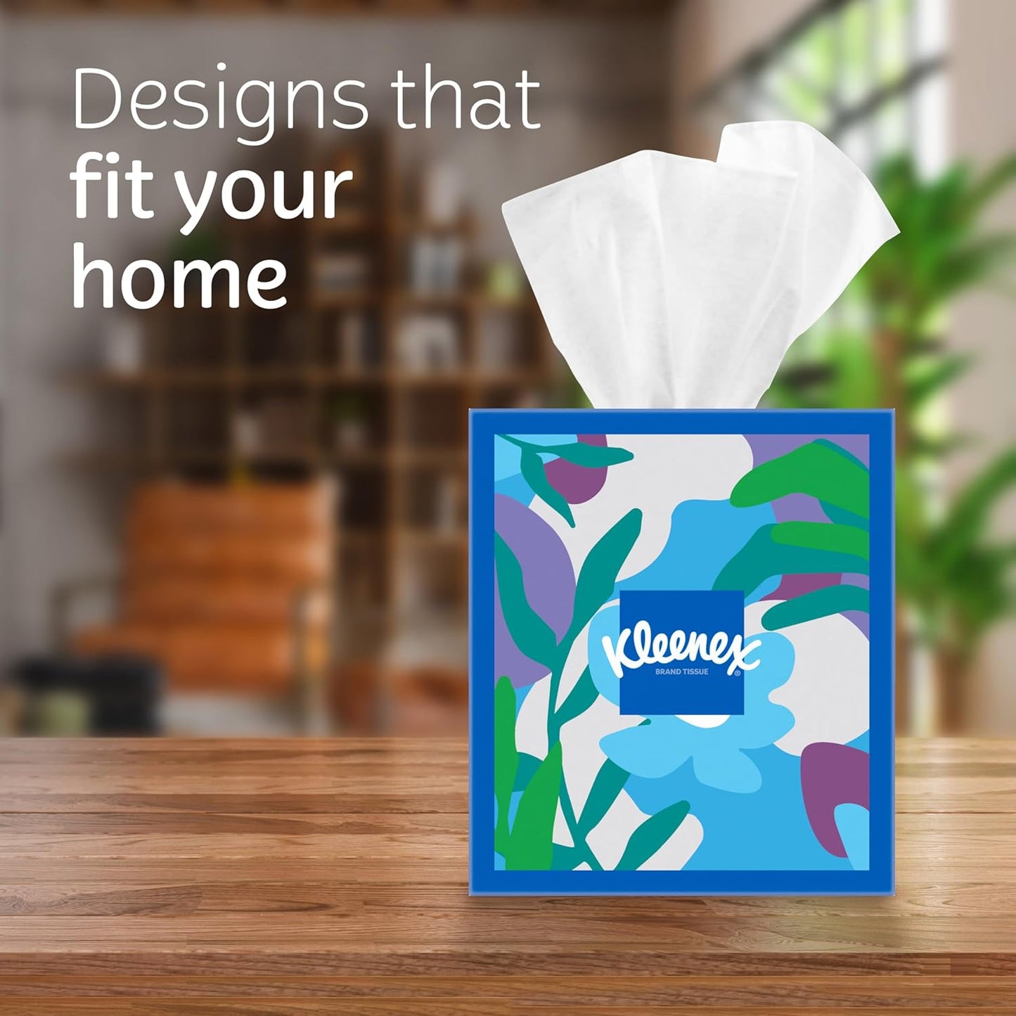 Kleenex Trusted Care Facial Tissues, 4 Cube Boxes, 70 Tissues per Box, 2-Ply (280 Total Tissues)